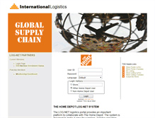 Tablet Screenshot of homedepot.log-net.com