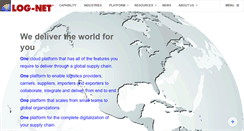 Desktop Screenshot of log-net.com
