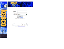 Tablet Screenshot of kesco.log-net.com