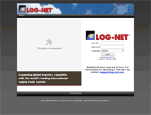 Tablet Screenshot of lite.log-net.com